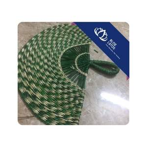 BEST SELLER Sedge Hand <b>Fan</b> Use For Cultural Event Cooling Souvenir Gift And <b>Large</b> Volume Order Vietnam - Product Image 1