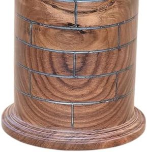 Resin Urn Wood Adults <b>for</b> <b>Ashes</b> Funeral Burial Lid Pet <b>Keepsakes</b> <b>for</b> Human Memorial Creative Urn Decorative - Product Image 4