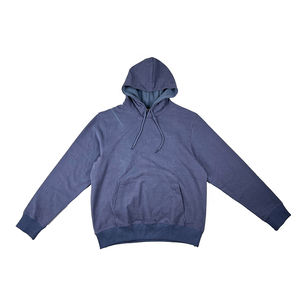 OEM Haute Qualité Dernière Conception Hommes Patchwork Gaufré Personnalisé Déchiré Lavé Sweat à Capuche Uni pour Hommes - Product Image 4