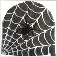 2025 sombrero de punto con estampado de letras Hip Hop moda invierno cálido sombrero de lana para mujer hombre al aire libre 3D bordado personaje gorros