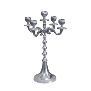 Candelero cónico de cinco brazos de aluminio de alta calidad con acabado pulido brillante para decoración de iluminación - Product Image 6