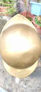 Mini Casco de Latón |   Armadura de Guerrero Griego Pulida |   Decoración de Escritorio con Imitación de Grabado Antiguo y Regalo para Coleccionistas - Product Image 3