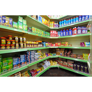 Présentoir de collations de gondole de supermarché avec espace de marque personnalisé pour un assemblage facile pour les points de vente au détail - Product Image 1