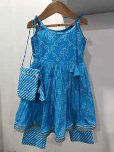 ชุดชาลวาร์ คามีซ สำหรับเด็กผู้หญิง พร้อมกระเป๋าเข้าชุด สไตล์อินเดีย ปัญจาบ ปากีสถาน ปักลาย สำหรับงานแต่งงาน งานเทศกาล งานปาร์ตี้ - Product Image 3