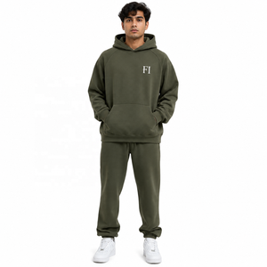 Sudadera con capucha oversize de alta calidad para hombre, estilo streetwear, con lavado ácido, raglán, estampado puff, logo personalizado y efecto spray wash. - Product Image 1