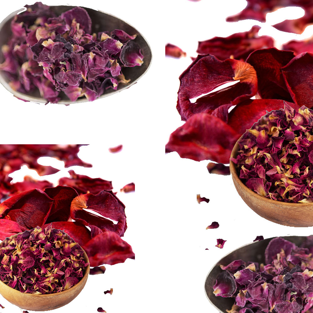 Dried Red Rose Petals | Floral Ingredient for DIY Lip Balm