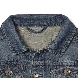 Chaqueta Vaquera para Mujer 2026, Acolchada, Informal, Holgada, de Manga Larga, con Botones, de Algodón Tejido, Diseño de Letras, Reversible, de Piel de Oveja - Product Image 2