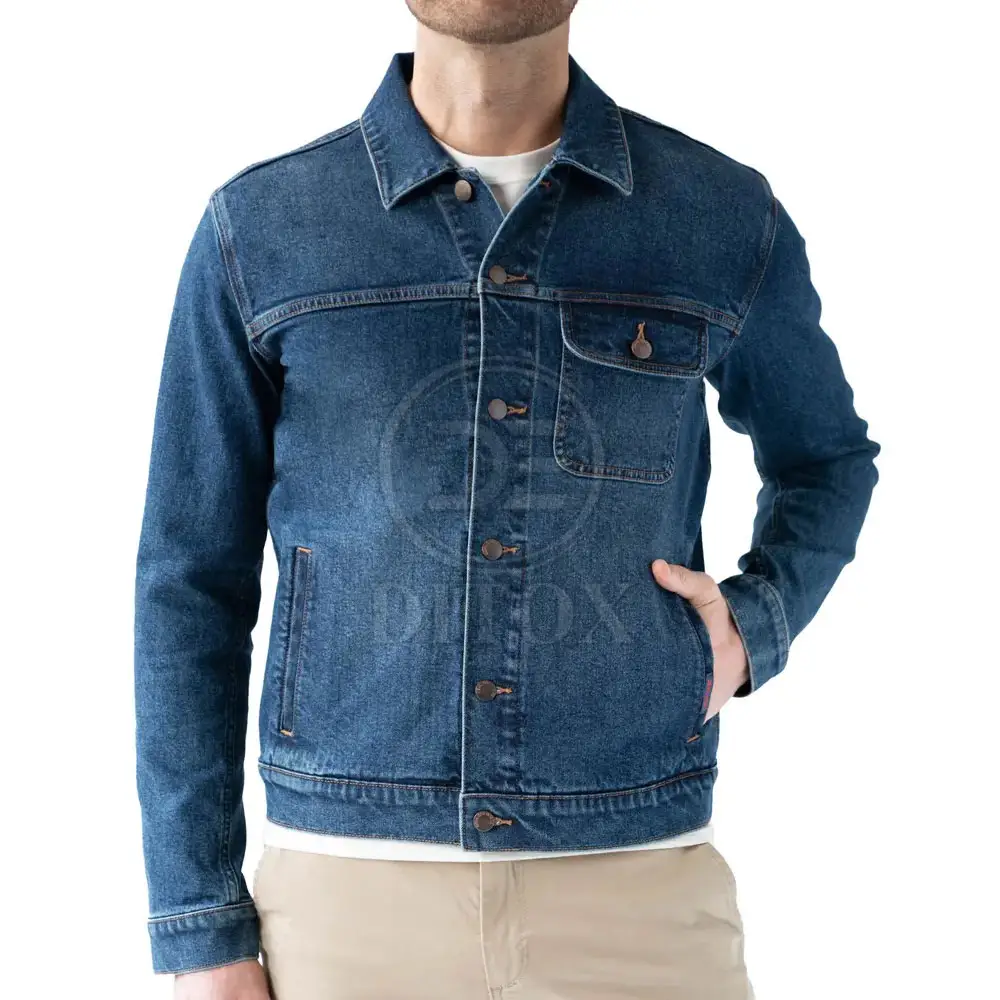 Pakistan Made Men Jeans Jacket Top Quality Jeans Jackets For Online Sale winter jacket men