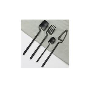 Couverts de luxe en argent Offre Spéciale acier inoxydable titane argent avec poignée exclusive ensemble de couverts sûrs et sains pour un usage quotidien - Product Image 2