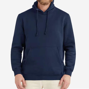 Nueva Sudadera con capucha de algodón 100% para hombre, patrón a cuadros personalizado de alta calidad, moda callejera, ajuste holgado, diferentes colores de invierno, liso - Product Image 6