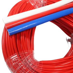 Fiberglass Sleeving Extruded Silicone Rubber Acrilicy Fiberglass <b>Sleeve</b> 30mm Silicone Coated Fiberglass Fire <b>Sleeve</b>. - Product Image 3