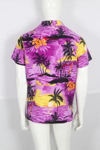 เสื้อฮาวายคอปกโพลีเอสเตอร์แฟชั่นแขนสั้นระบายอากาศได้ดีเสื้อชายหาดฤดูร้อน100% ย้อนยุคสำหรับผู้ชาย - Product Image 3