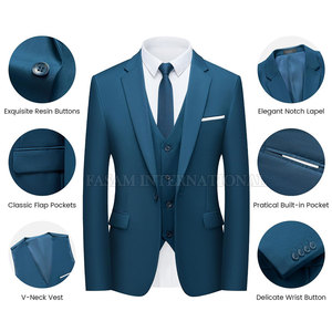 Bulk Quantity 3 Piece Suits <b>Top</b> Manufacture 3 Piece Suits Premium Quality 3 Piece Suits For Sale - Product Image 2