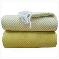 ผ้าห่มก้างปลาทำจากโพลีเอสเตอร์ผ้าขนก้างปลาแบบทอสองด้าน - Product Image 3