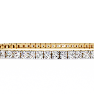 Fabulous 18K <b>Gold</b> Lab Grown Diamond Bracelet & <b>Bangle</b> Luxurious Jewelry Accessory - Product Image 3