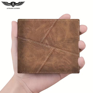 Portefeuille en cuir pour homme durable, porte-cartes et porte-monnaie à deux volets, design classique, léger, durable, meilleurs portefeuilles en cuir - Product Image 6