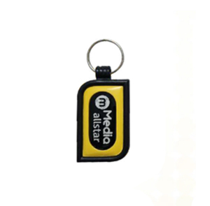 พวงกุญแจสไตล์วินเทจสีครีมสีเหลืองขาวสองด้านพร้อมพวงกุญแจแม่พิมพ์รูปใส - Product Image 3