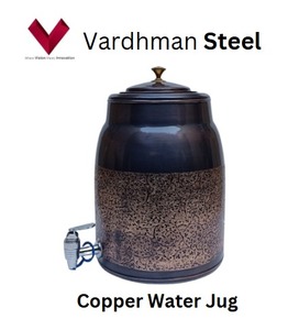 2025 Hot Selling Items Traditional Copper <b>Water</b> <b>Jug</b> 8L, Handcrafted Elegance for Everyday Use, 8L Ayurvedic Copper <b>Jug</b> - Product Image 5