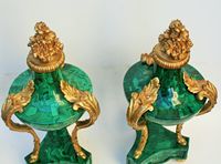 Pièces d'accentuation en malachite, couleur naturelle, luxe moderne, comptoirs écologiques, dessus de table, décoration intérieure