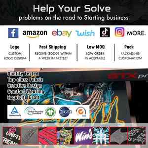 Sweats à capuche personnalisés de haute qualité 400Gsm sweatshirts à col rond en coton éponge Logo personnalisé Pull à capuche uni surdimensionné pour hommes - Product Image 3