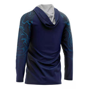 Sprixo Enterprises UV Pesca Pullover Sudadera con capucha Camisas 100% Poliéster Spandex Ropa deportiva Ropa de pesca Impresión por sublimación - Product Image 3