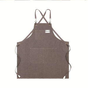 Adjustable Kitchen Coffee Tea Canvas <b>Apron</b> with Pocket - Product Image 6