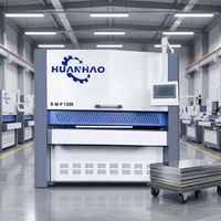 Machine de meulage, d'ébavurage et de chanfreinage multifonctionnelle pour tôles métalliques Huanhao, largeur 1300 mm
