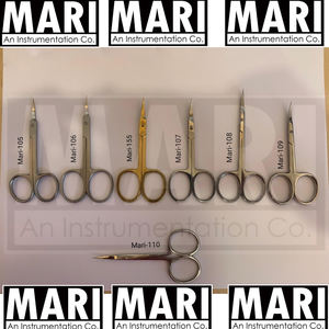 Ciseaux à cuticules pointus incurvés extra fins de qualité professionnelle pointe de lame tranchante en acier inoxydable chirurgical pour une utilisation en beauté - Product Image 5