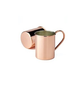 Artesanías indias 100% Taza de cobre puro Diseño liso Calidad superior Producto de alta demanda Diseño de lujo Taza de vaso de cobre puro - Product Image 1