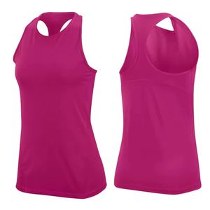 Nueva llegada más vendidos ropa de gimnasio mujeres deportes camiseta sin mangas nuevo estilo sin mangas mujeres camiseta sin mangas de secado rápido Fitness ropa para correr - Product Image 4