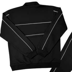 Conjunto Deportivo Negro para Hombre, Sudadera con Cierre y Pantalones Jogger, Ropa Deportiva de Entrenamiento Atlético Unisex - Product Image 5