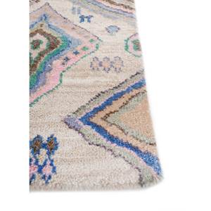 Alfombras Anudadas a Mano de Lana y Seda de Bambú con Patrón Geométrico Manchaha, Rosa y Morado para Uso Doméstico-Les-1995 - Product Image 4