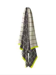 High Quality 100% Cotton <b>Knitted</b> Geometric Striped Throw <b>Blanket</b> New Arrival Home or Office Decoration with Printed Pattern - Product Image 5