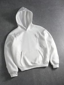 Pull court à capuche pour femme en molleton de coton léger tenue streetwear décontractée élégante parfaite pour la gym, le yoga ou les vêtements de voyage - Product Image 5