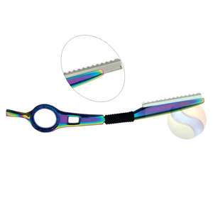 มีดโกนหนวดตรงสแตนเลสพรีเมียมพร้อมโลโก้สั่งทำพิเศษ สำหรับช่างตัดผมมืออาชีพ  มีดโกนหนวดและมีดซอยผม ด้ามจับไม้ - Product Image 6