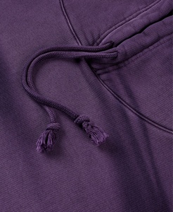 Sweat à capuche vintage lavé en molleton 100 % coton, coupe-vent écologique avec cordon de serrage personnalisé - Product Image 5