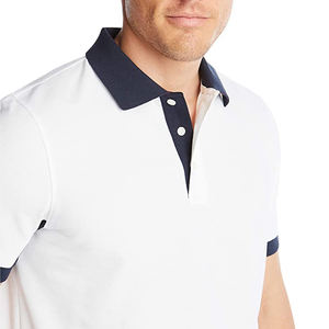 Polo de algodón con logotipo personalizado para hombre, camiseta de golf, Polo cómodo de manga corta para publicidad, uniformes o eventos - Product Image 3