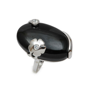 Bague en agate de dentelle bleue en argent sterling 925 massif bijoux pour hommes - Product Image 2