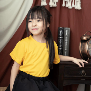 Camiseta Infantil Ultifresh de Cuello Redondo y Manga Corta, Unisex, Informal, de Verano, 100% Poliéster, Secado Rápido, Transpirable, Ecológica, Lisa - Product Image 2