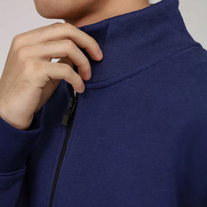 Sudaderas de Invierno para Hombre, Manga Larga, Bordadas, Estampadas con Serigrafía, 100% Algodón, Media Cremallera, Anti-Pilling y de Secado Rápido, Más Vendidas - Product Image 5