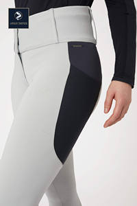 Asiento completo de silicona Nylon a caballo traje ecuestre ropa medias de carreras pantalones ecuestres pantalones de equitación - Product Image 4