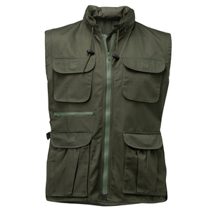 Chaleco de caza sin mangas informal con capucha y cintura ajustable unisex, relleno de algodón duradero de alta calidad estándar para caza de invierno - Product Image 1