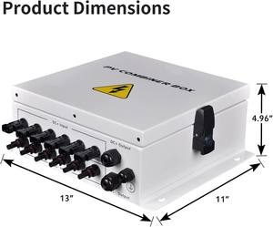 พลังงานแสงอาทิตย์ PV กล่องอาร์เรย์ Combiner กล่องอุปทานที่มีการแข่งขันราคา - Product Image 2