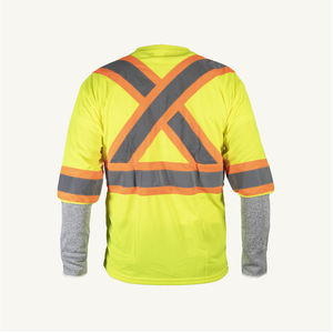 เสื้อเซฟตี้ผ้าฝ้ายโพลีเอสเตอร์สะท้อนแสงทรงสูงปรับแต่งได้แฟชั่นใส่ได้ทั้งชายและหญิงทำงานแฟชั่นผลิตในปากีสถาน - Product Image 2