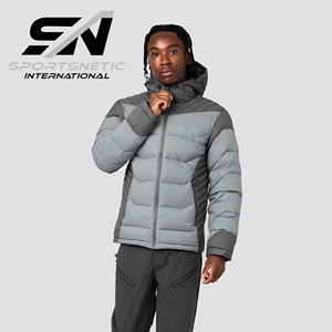 Veste d'hiver épaisse à capuche en duvet personnalisée, vêtements décontractés de rue, best-seller, pour hommes, de haute qualité, respirante - Product Image 1