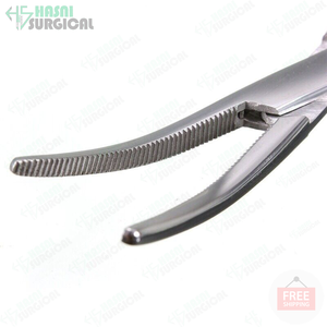 Pince à moustiques de haute qualité Instruments chirurgicaux en acier inoxydable incurvés et droits Emballage personnalisé par Hasni Surgical - Product Image 2