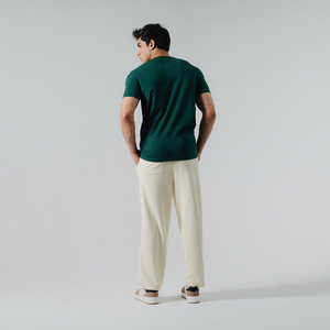 T-Shirt Homme Personnalisé 100% Coton Épais 230GSM Imprimé Surdimensionné Brodé Uni Tissu Jersey Respirant Grande Taille - Product Image 3