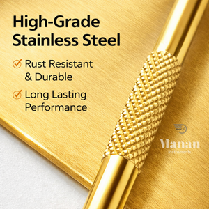 Herramienta de Alta Calidad para Cutículas de Doble Punta, Dorada, de Acero Inoxidable, Empujador y Removedor de Cutículas, para Manicura y Pedicura, Reutilizable, OEM Personalizado - Product Image 3