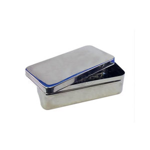 Caja de instrumentos quirúrgicos huecos de acero inoxidable de alta calidad hecha para uso médico grapadora de piel operada por electricidad incluida - Product Image 1