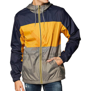 Personnaliser le style et la conception Streetwear Polyester Softshell imperméable Sports de plein air course coupe-vent veste de pluie pour hommes - Product Image 3